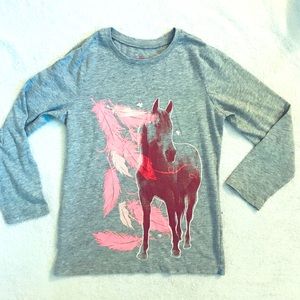 ✨Sale -the children place ”horse” Long Sleeve